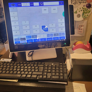 중고 포스기세트 판매합니다.