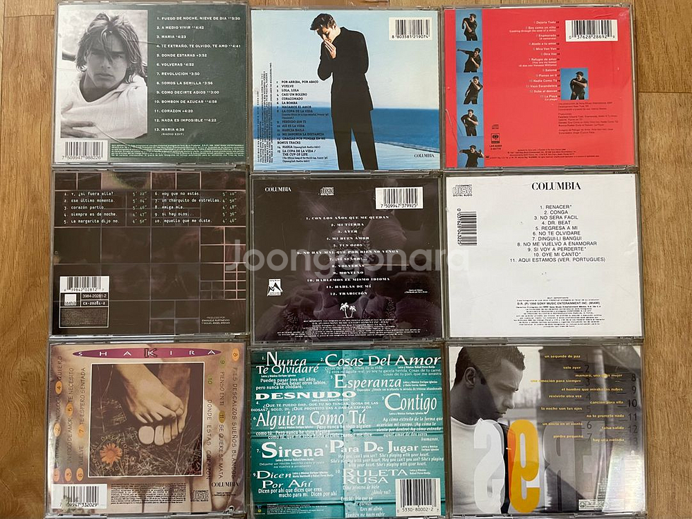 CD음반 라틴 리키마틴 알레한드로싼스 글로리아에스테판--5