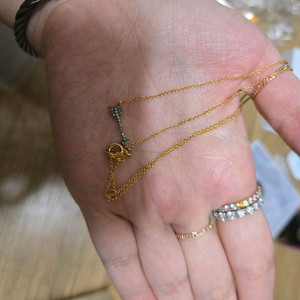 14k 이에르로로목걸이