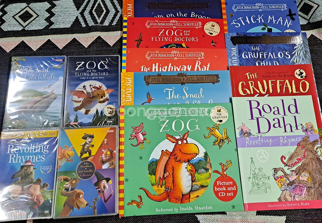 줄리아도널드슨 8종(로얄드달포함) DVD포함--0