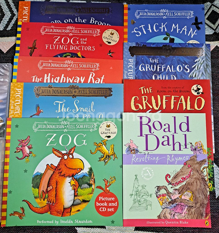 줄리아도널드슨 8종(로얄드달포함) DVD포함--1