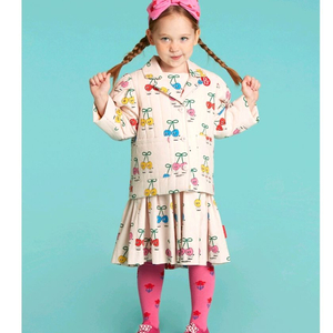 베베드피노 울오버 체리 퀼팅자켓 130. +헤어밴드