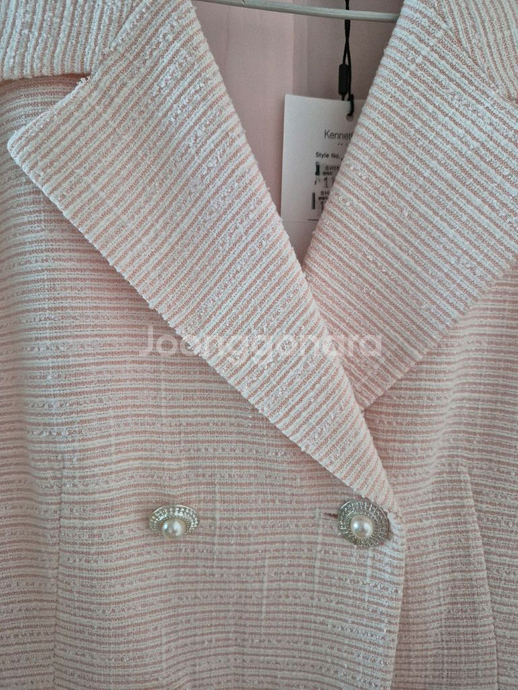 케네스레이디 트위드 치마,자켓 세트--2