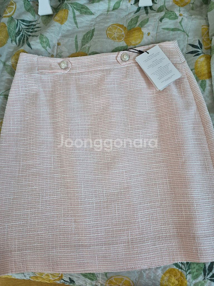 케네스레이디 트위드 치마,자켓 세트--3