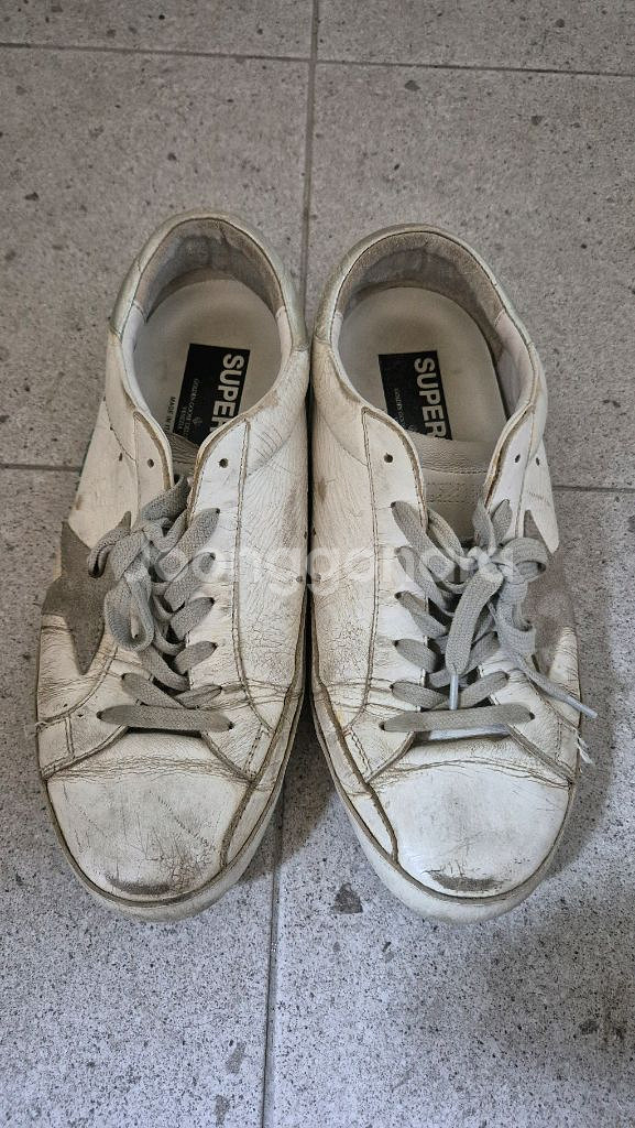 정품 265) 골든구스 슈퍼스타 실버탭--0