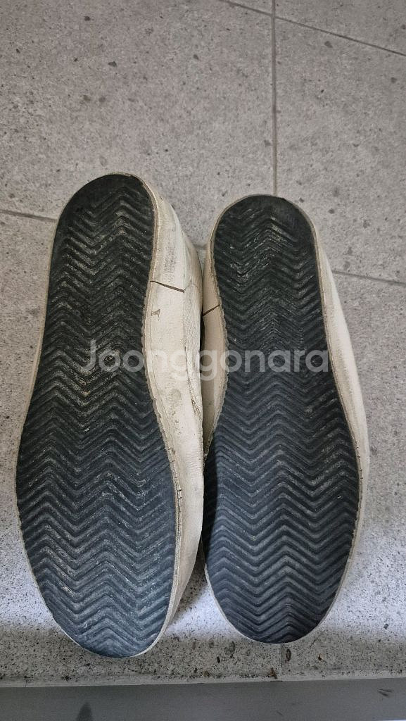 정품 265) 골든구스 슈퍼스타 실버탭--5