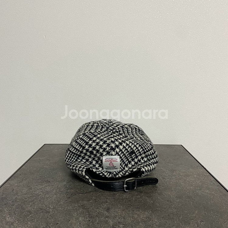 슈프림 하운드투스 그레이 클래식 로고 볼캡 모자--2