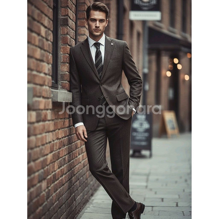 이태리 수입원단 최고급 슈트 . 사이즈 맞는분께.--1