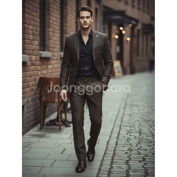 이태리 수입원단 최고급 슈트 . 사이즈 맞는분께.--3