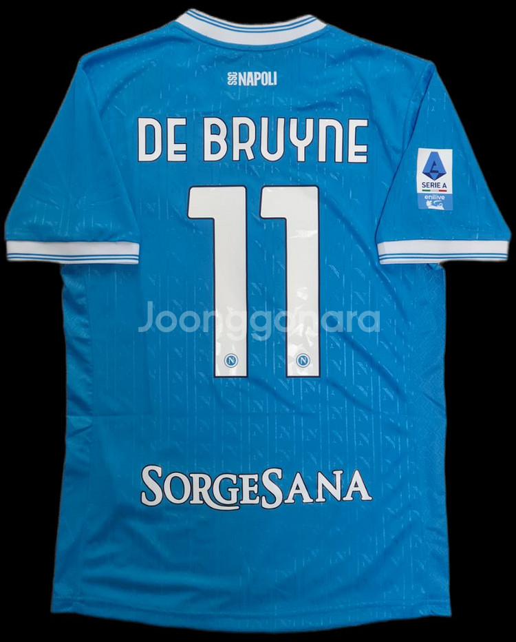 25 26 나폴리 홈 리그패치 더브라이너 유니폼 L--0