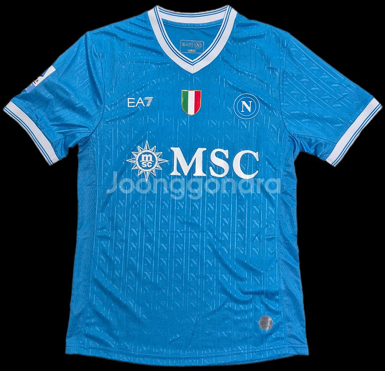 25 26 나폴리 홈 리그패치 더브라이너 유니폼 L--1