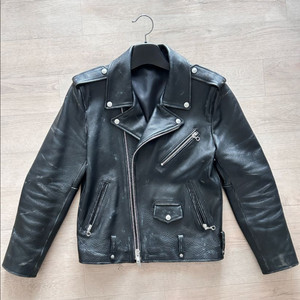 카우하이드 소가죽 라이더 자켓