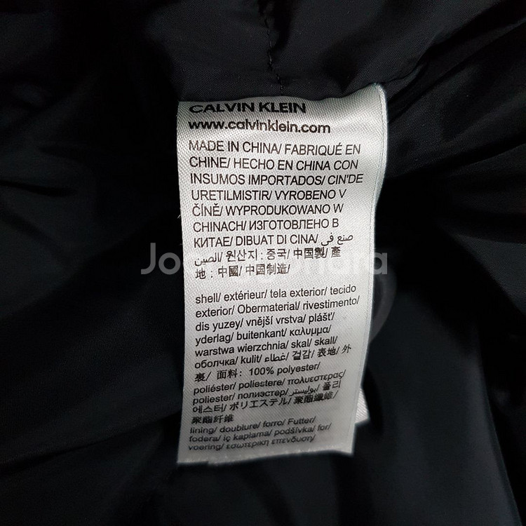 캘빈 클라인 구스 다운 하프 패딩 M 사이즈--3