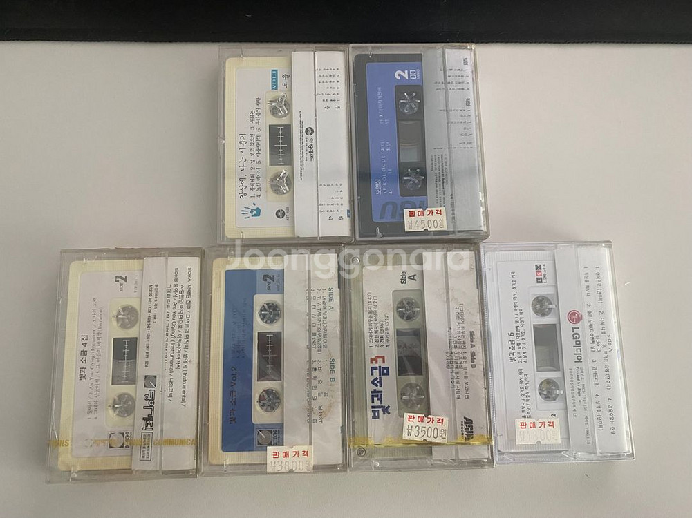 카세트 테이프 빛과소금, 노영심, 강산에--2