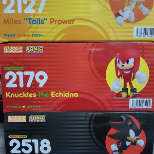 미개봉 넨도로이드 소닉 더 헤지혹 섀도우 너클즈 테일즈