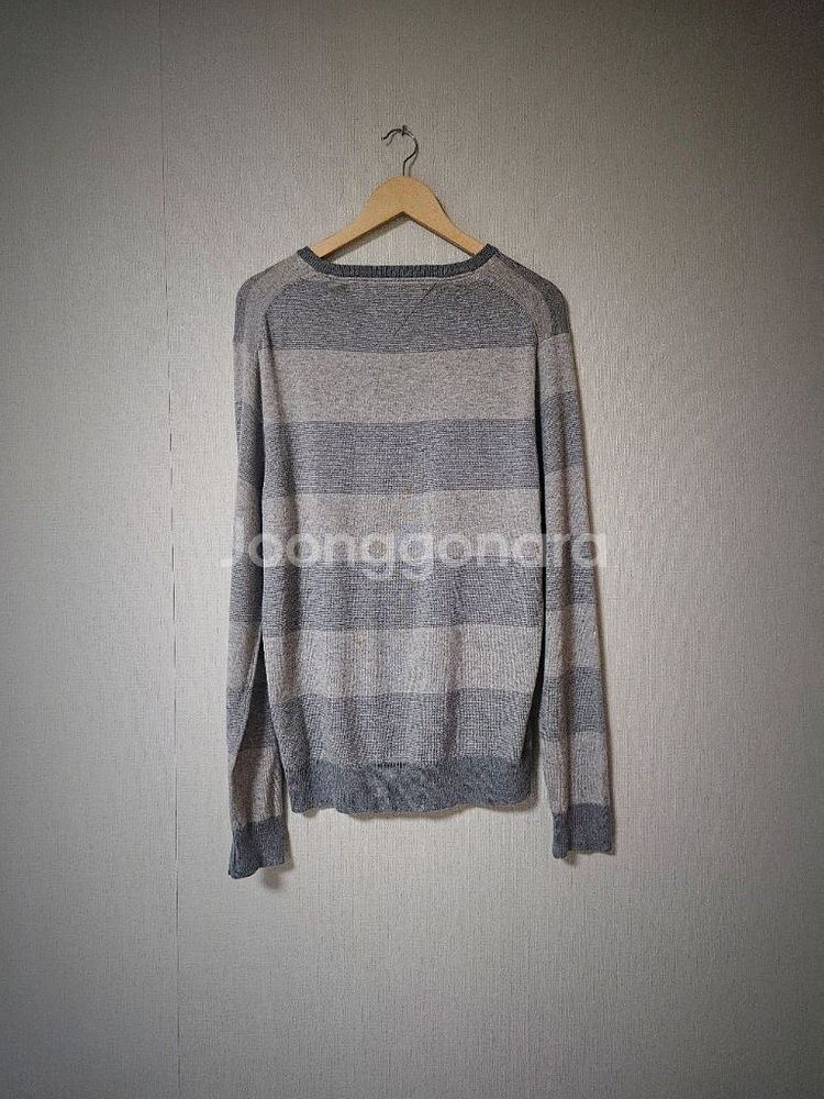 타미힐피거 남성 스트라이프 니트 L 100사이즈--1