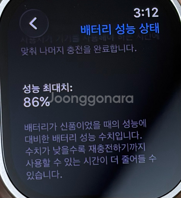 애플워치 울트라1 알파인루프 판매--8