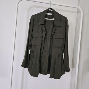 야상 사파리 카라 자켓 (카키)