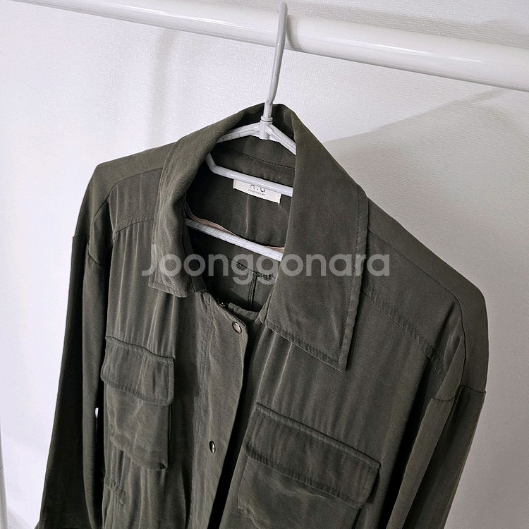 야상 사파리 카라 자켓 (카키)--2