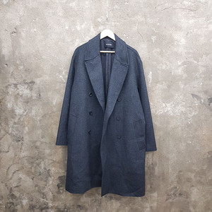 인사일런스 더블버트 울 롱코트 L 사이즈