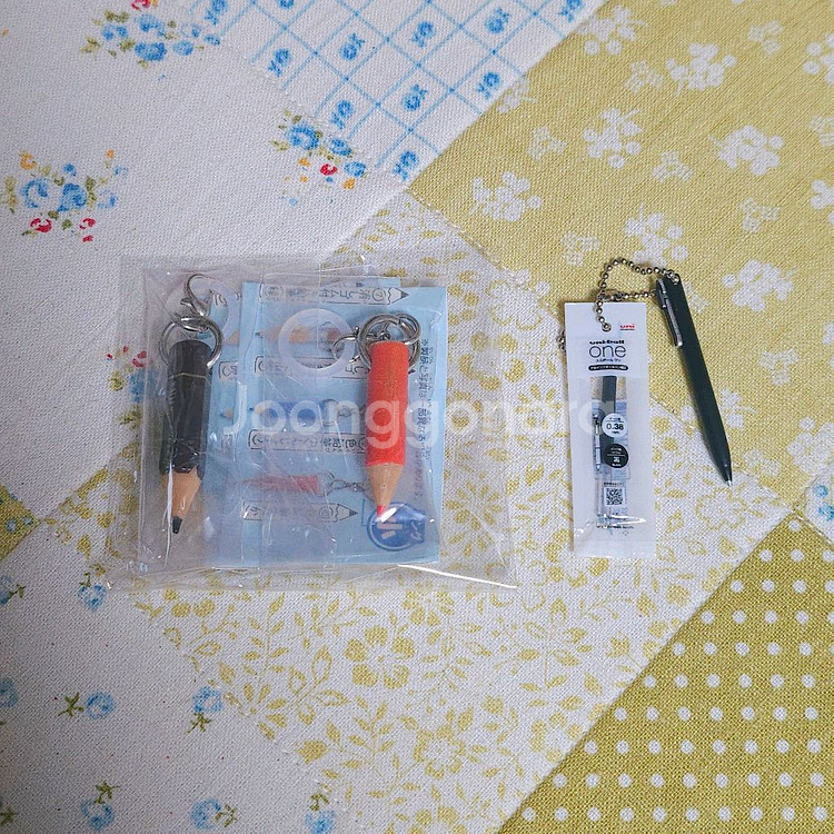 [일본정품] 일괄 볼펜 연필 메지루시 가챠 키링--0