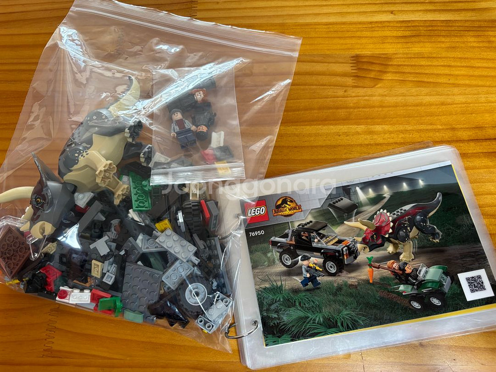 레고 쥬라기월드 76950 트리케라톱스 픽업트럭 매복--0