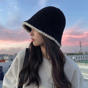 뽀글이 벙거지 모자 2종