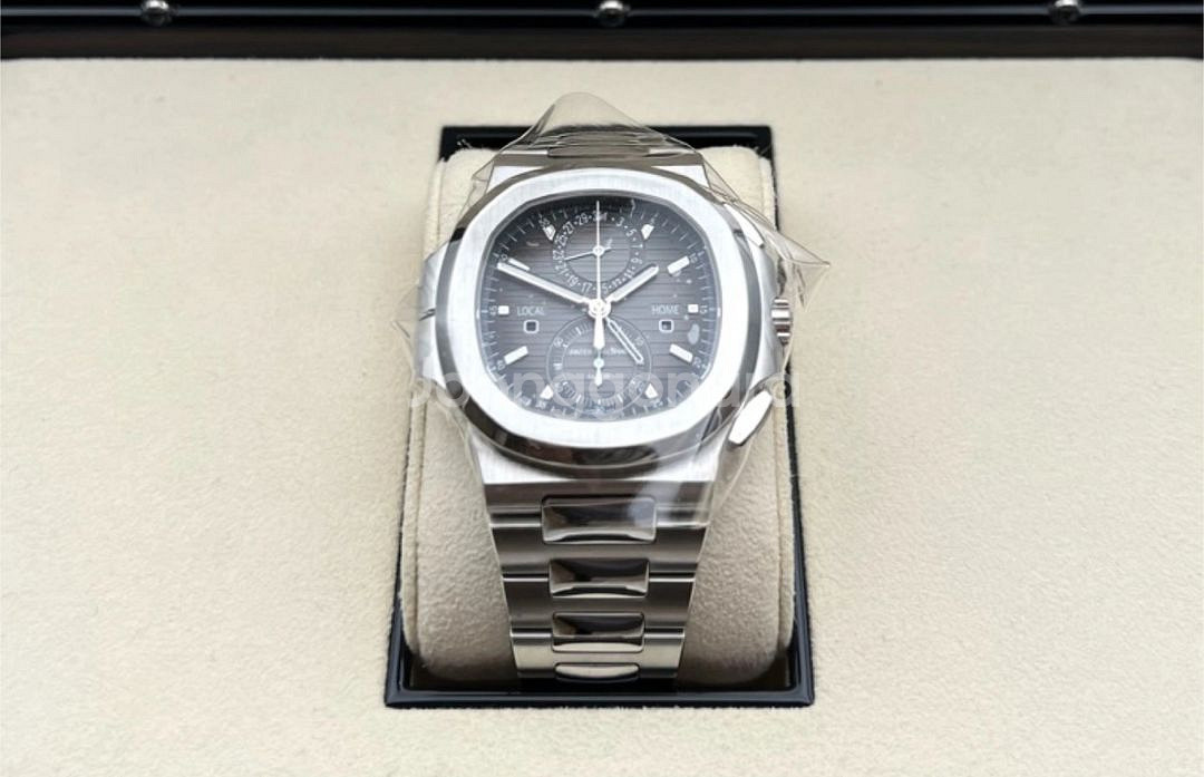 파텍필립 5990 22 년식 국내 판 다크 그레이 스틸--0