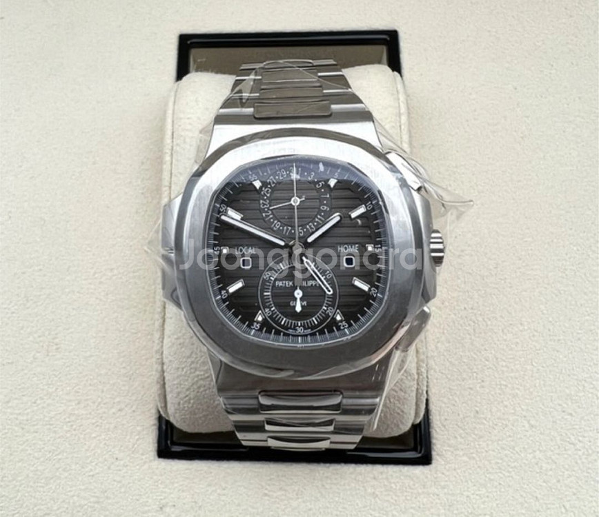 파텍필립 5990 22 년식 국내 판 다크 그레이 스틸--3