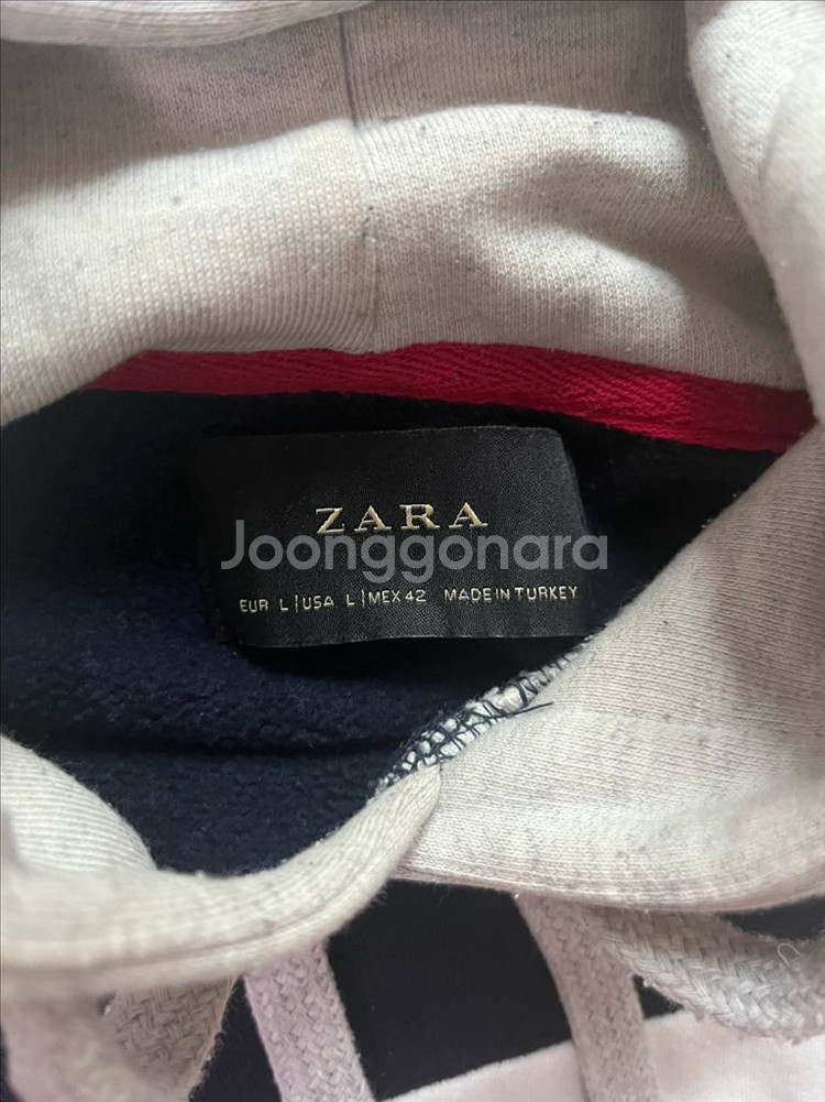 자라 남자 후드티셔츠 100 L 남성가을 스웨트 후디--2