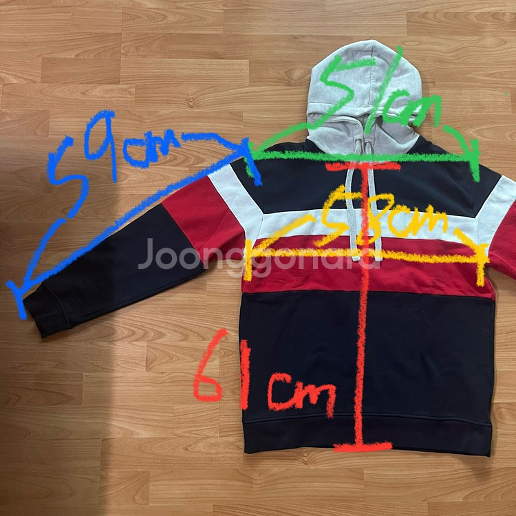 자라 남자 후드티셔츠 100 L 남성가을 스웨트 후디--1