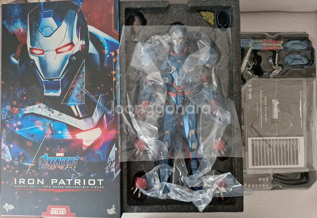 핫토이 아이언패트리어트2 개봉미전시 MMS547D34--1
