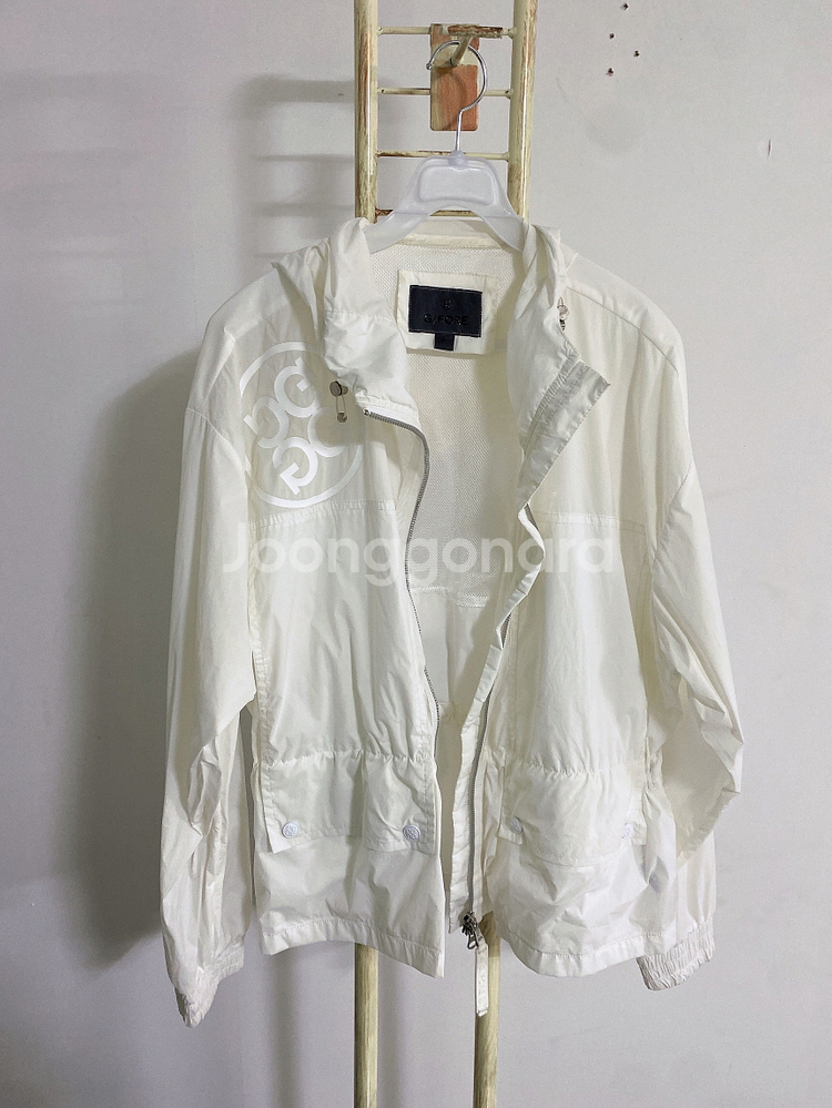 (L)지포어G/FORE골프여자빅로고후드바람막이자켓--0