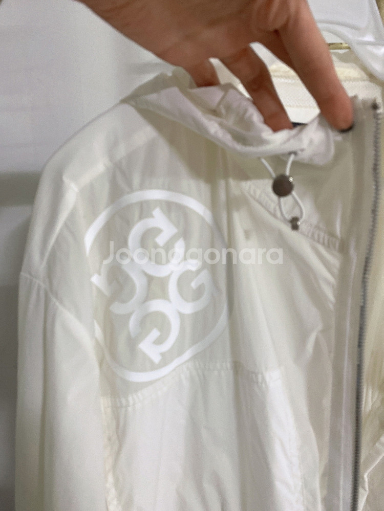 (L)지포어G/FORE골프여자빅로고후드바람막이자켓--1