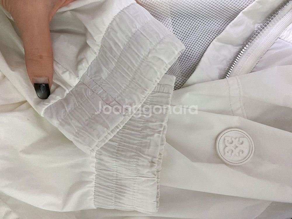 (L)지포어G/FORE골프여자빅로고후드바람막이자켓--5