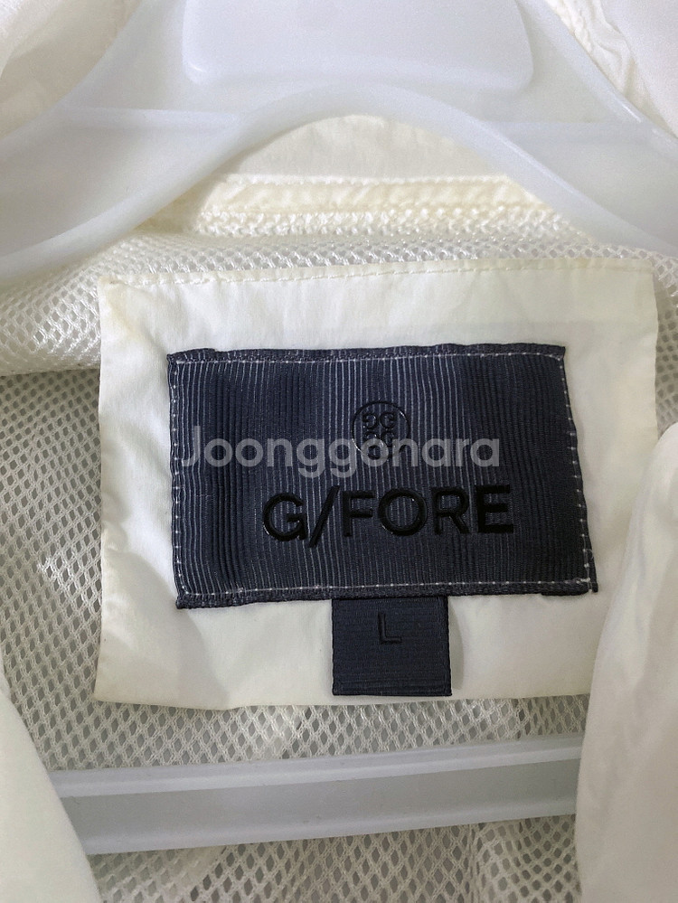 (L)지포어G/FORE골프여자빅로고후드바람막이자켓--7