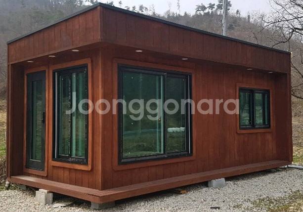 목조 이동식주택 하우스 농막 창고 컨테이너--5