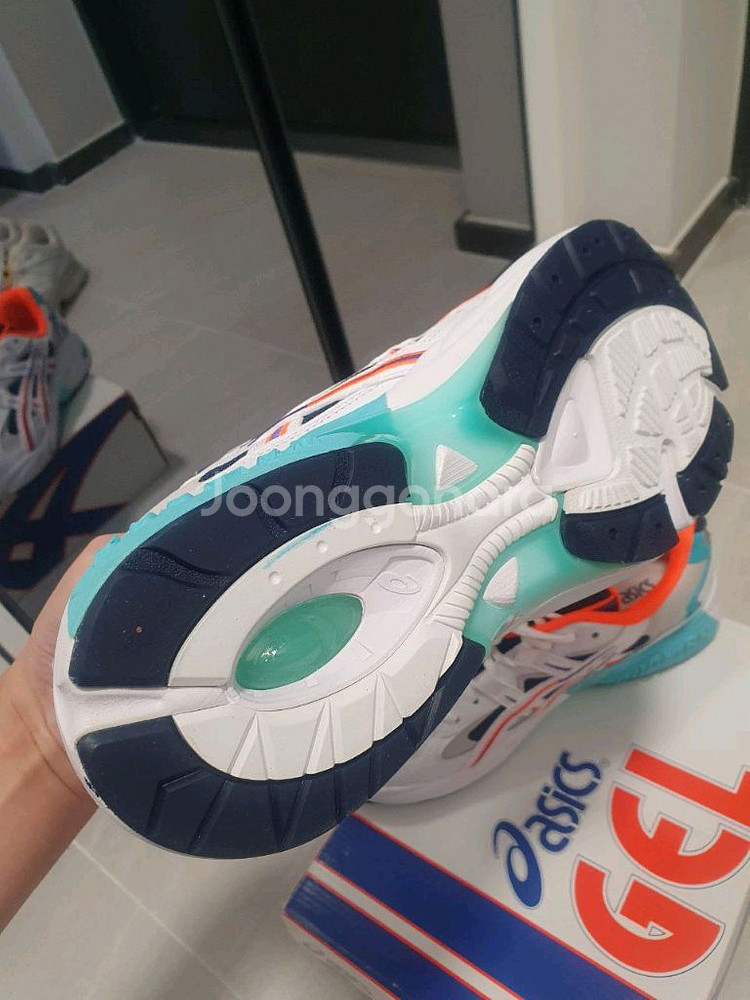 아식스 젤카야노 270 미드나잇화이트 새상품--3