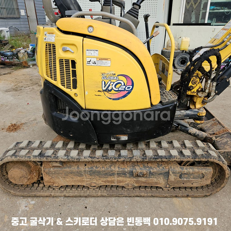 2톤급 저가동 얀마VI20 16년식 집게장착 미니굴삭기--3