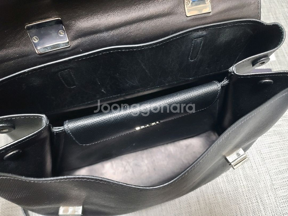 프라다 사피아노 투웨이 토트백 더블 플랩백 크로스백--4