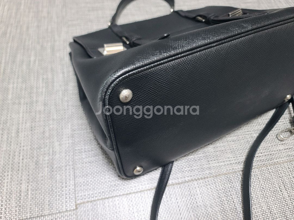 프라다 사피아노 투웨이 토트백 더블 플랩백 크로스백--6