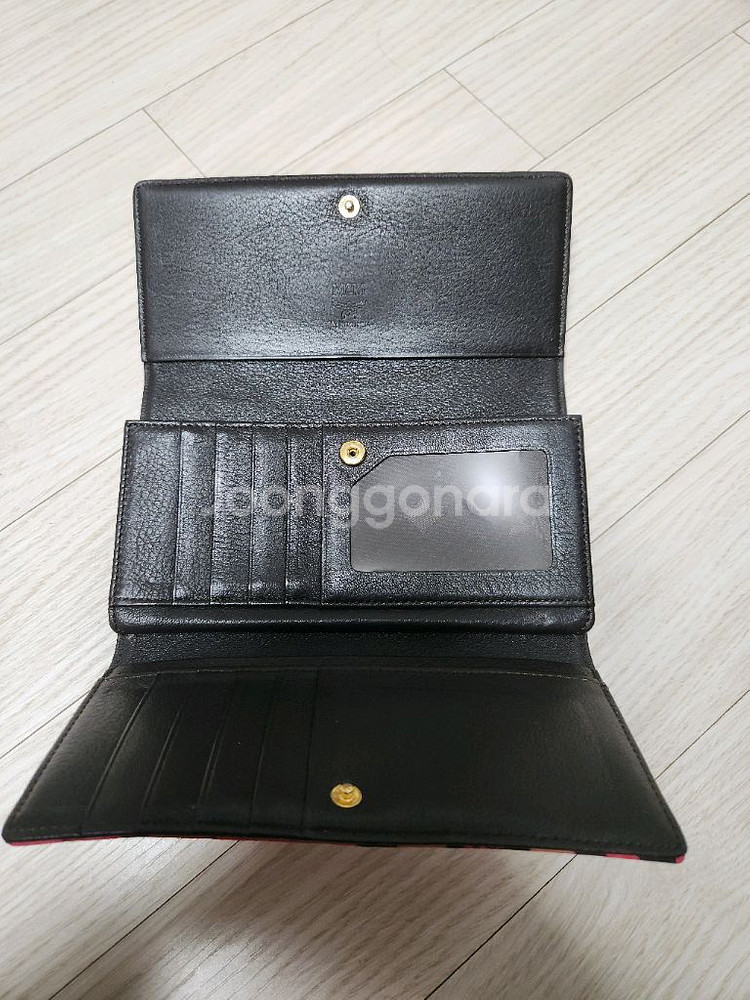 MCM 핑크 레오파드 / 호피 장지갑 [희귀]--2