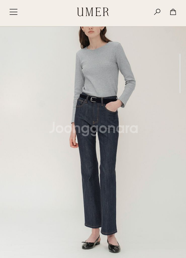 유메르 umer 카린 청바지 s--1