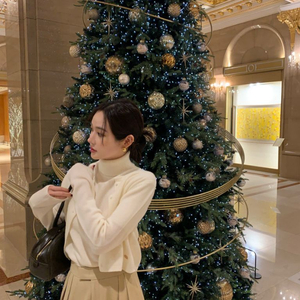 오브제스트 울 100 니트+가디건 세트 아이보리