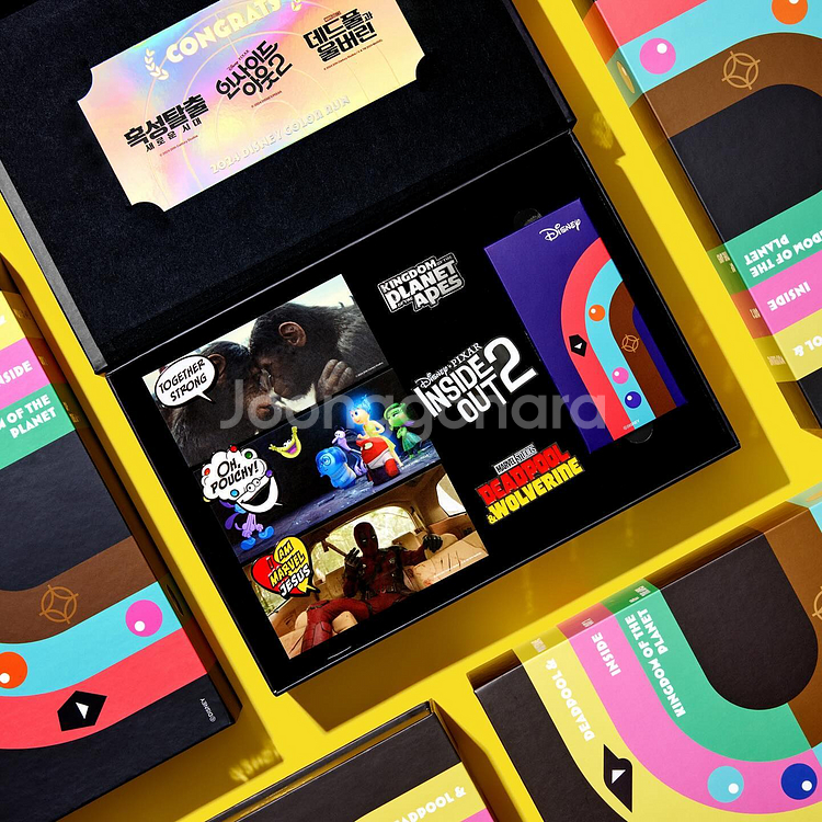 CGV 디즈니 컬러런 완주 패키지 씰링 미개봉품 판매--3