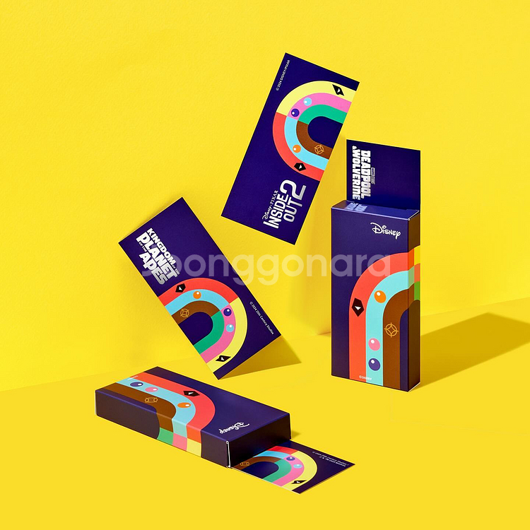 CGV 디즈니 컬러런 완주 패키지 씰링 미개봉품 판매--5