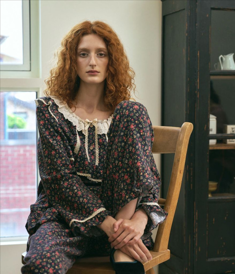 울랄라 파자마 디어 투피스 잠옷--3