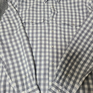 암피스트 / 어반 체크 웨스턴 셔츠 그레이