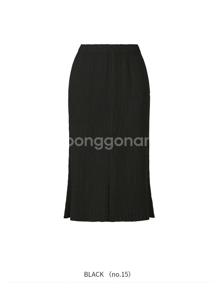 이세이미야케 울리 탑/해칭 스커트 ,플리츠플리즈--6