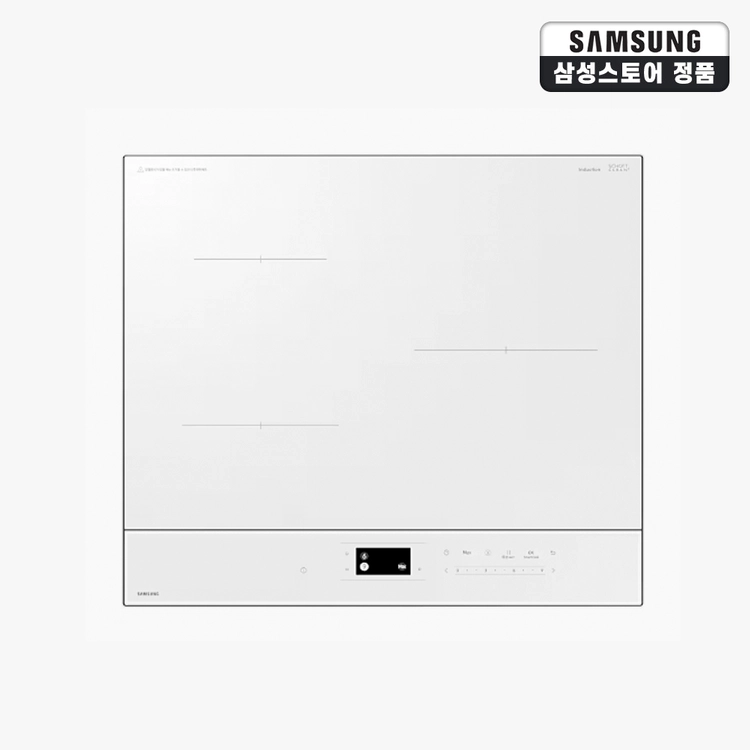 삼성 인덕션 NZ63DB607CAWS 글램화이트 이미지